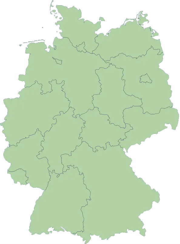 Outdoor Deutschland Karte mit Wander- und Freizeitmöglichkeiten